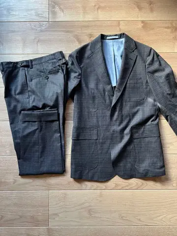 BEAMS 체크 무늬 수트 M