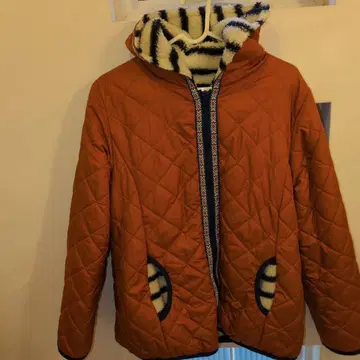 오렌지 퀼팅 자켓 보아 포함