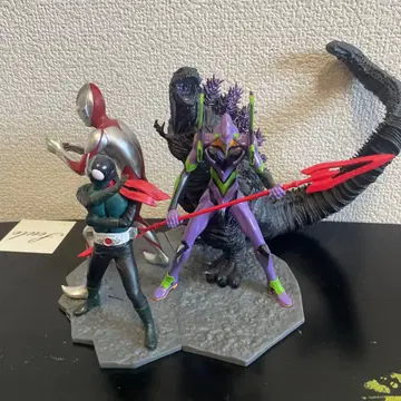 신 재팬 히어로즈 유니버스 아트 비넷 피규어 4개 세트