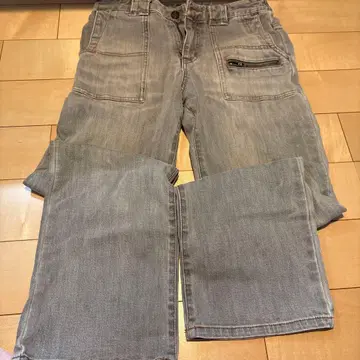 그레이 데님 팬츠 croford