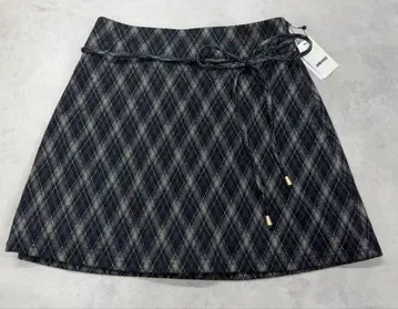 원웨이 사이드 슬릿 사다리꼴 스커트