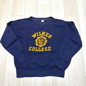 극상 50~60s 러셀 맨투맨 코튼 100% 네이비 L USA