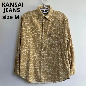 KANSAIJEANS 미니 꽃무늬 코듀로이 셔츠 야마모토 간사이 M