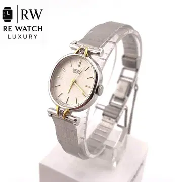 6-4829 SEIKO 5421-5250 쿼츠 손목시계 실버/골드