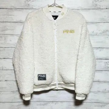 PING 보아 자켓 플리스 블루종 핑