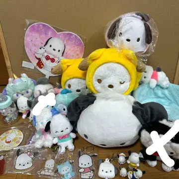 포차코 봉제 인형 키링 가챠가챠 묶음 판매