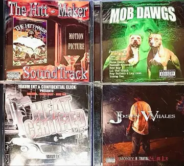 사우스&미드웨스트 G-RAP 4장 세트 G-FUNK GANGSTA 레어