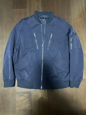 유니클로 +JMA-1 스타일 네이비 자켓 L 사이즈