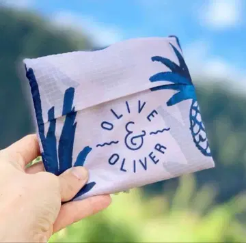 올리브 & 올리버 하와이 HAWAII 에코백 파인애플 패턴
