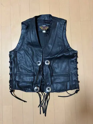 Harley-Davidson 블랙 가죽 자켓 M