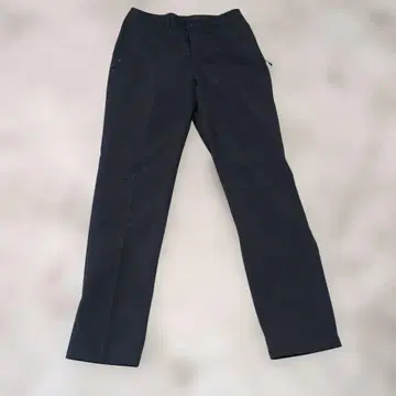 mont-bell 블랙 슬랙스 지퍼 포켓 부착