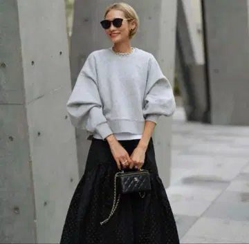 ellie 맨투맨 그레이