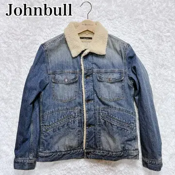 상태 좋음 Johnbull 데님 보아 자켓 사이즈 M 젬블 트래커