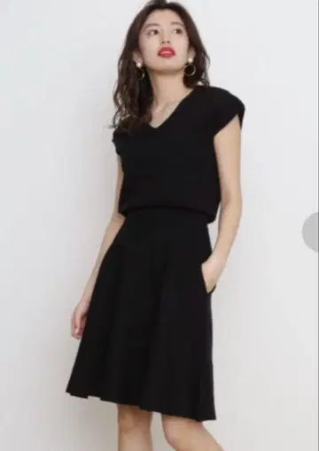 LAGUNAMOON 러그나무 문 니트 원피스