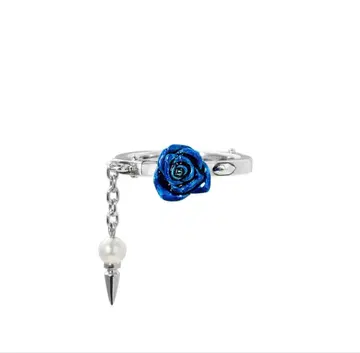 저스틴 데이비스 EVE OF DESTINY 반지 블루 로즈 장미