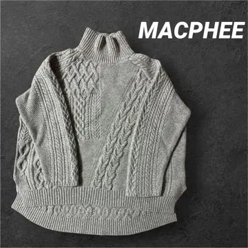 Tomorrowland MACPHEE 케이블 하이넥 풀오버