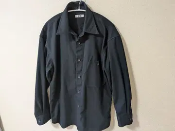 유니클로U 트윌 오버 셔츠 네이비 S