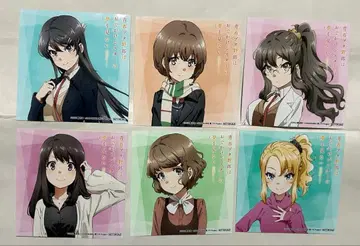 특전 정사각형 브로마이드 청춘 돼지는 외출하는 시스터의 꿈을 꾸지 않는다