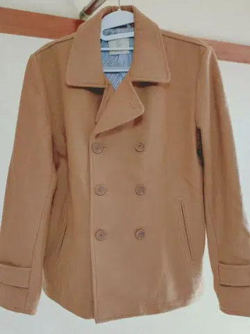 BEAUTY & YOUTH 카멜 울 피코트 L 사이즈