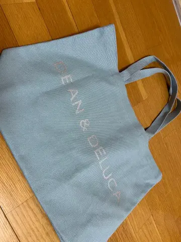 DEAN & DELUCA 라이트 블루 토트백