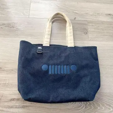 다크 블루 토트백 카모플라쥬 내부