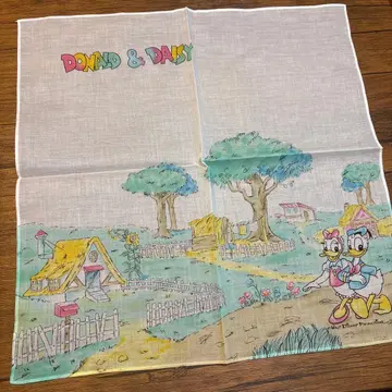 빈티지 손수건 도날드 데이지