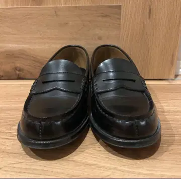 [컨디션 최상] HARUTA 로퍼 트래디셔널 블랙 24cm