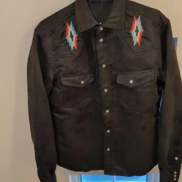 FLAGSTAFF 자수 블랙 웨스턴 자켓