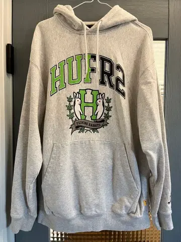 FR2 HUF 콜라보 후디 그레이 ( M )