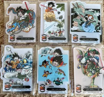 제일복권 드래곤볼 40주년 F상 아크릴 스탠드 6종 세트