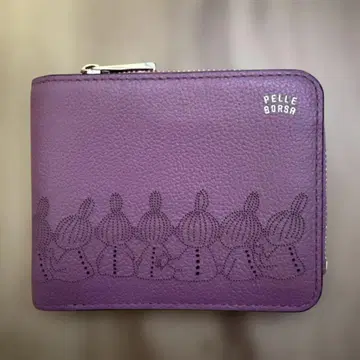 무민 x 페레보르사 [리틀 미이] PELLE BORSA 이단 접이식 지갑