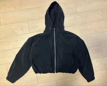 ZARA 후드 부착 크롭 자켓