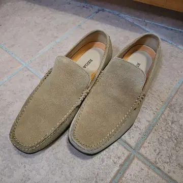 리갈 REGAL 가죽 신발 베이지 로퍼 24.5cm