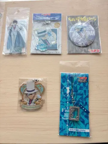 [ 낱개 판매 ] 명탐정 코난 괴도 키드 아크릴 스탠드 캔뱃지