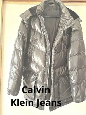 캘빈 클라인 진스 다운 자켓 XL 사이즈 블랙