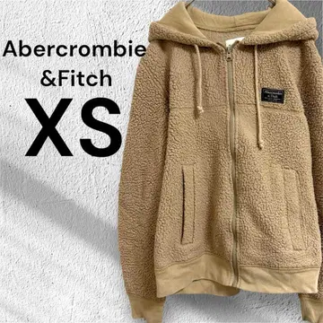 아베크롬비 앤 피치 보아 플리스 자켓 아우터 후드 부착 XS