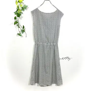 언타이틀 원피스(M) 모노톤 올 패턴 허리밴딩