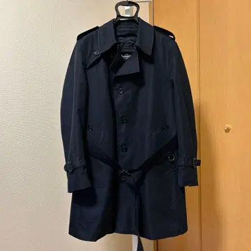 아쿠아 스큐텀 런던 트렌치코트 네이비 36