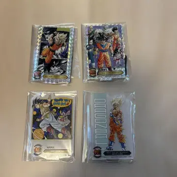 드래곤볼 제일복권 F상 묶음 판매 4종 세트