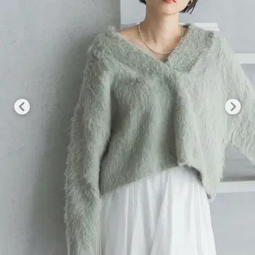 새상품 apartby 페더 V넥 니트 풀오버