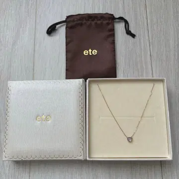 [ete] K10 오팔 목걸이 하트