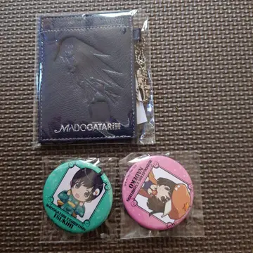 MADOGATARI전 패스케이스와 배지 세트
