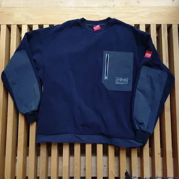 Manhattan Portage 플리스 자켓 그레이/블랙