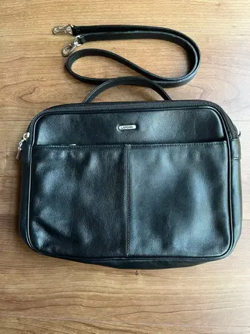 LAPOMA 크로 가죽 핸드백 숄더백