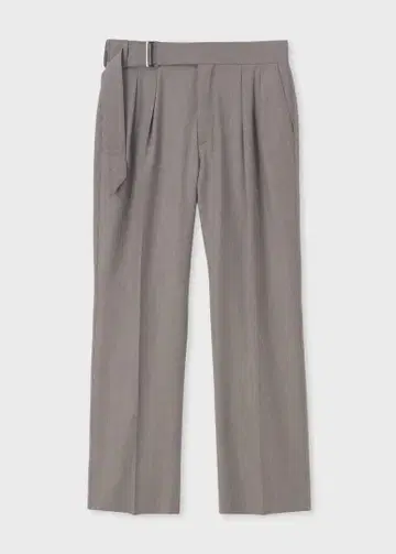 [Paul Smith] 울 캐시미어 플란넬 벨트 프론트 와이드 트라우저