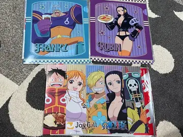 한정판 원피스 클리어 파일 3장 세트