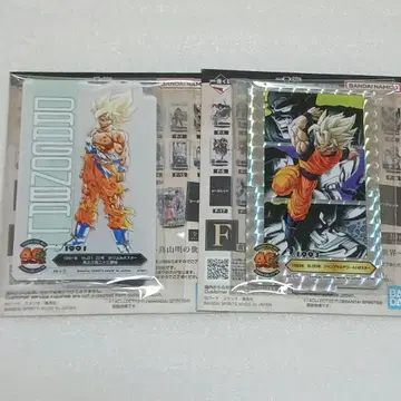 제일복권 드래곤볼 40th F상 ACLLECT 시크릿 포함 2종