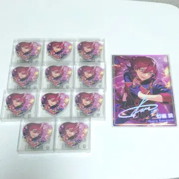 사에구사 이바라 하트 캔배지
