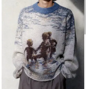 SHINYAKOZUKA 22AW 니트 M 그레이 계열