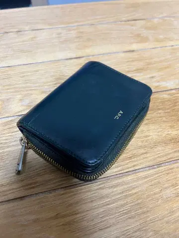 A.P.C 아페쎄 이단 접이식 지갑 다크 그린